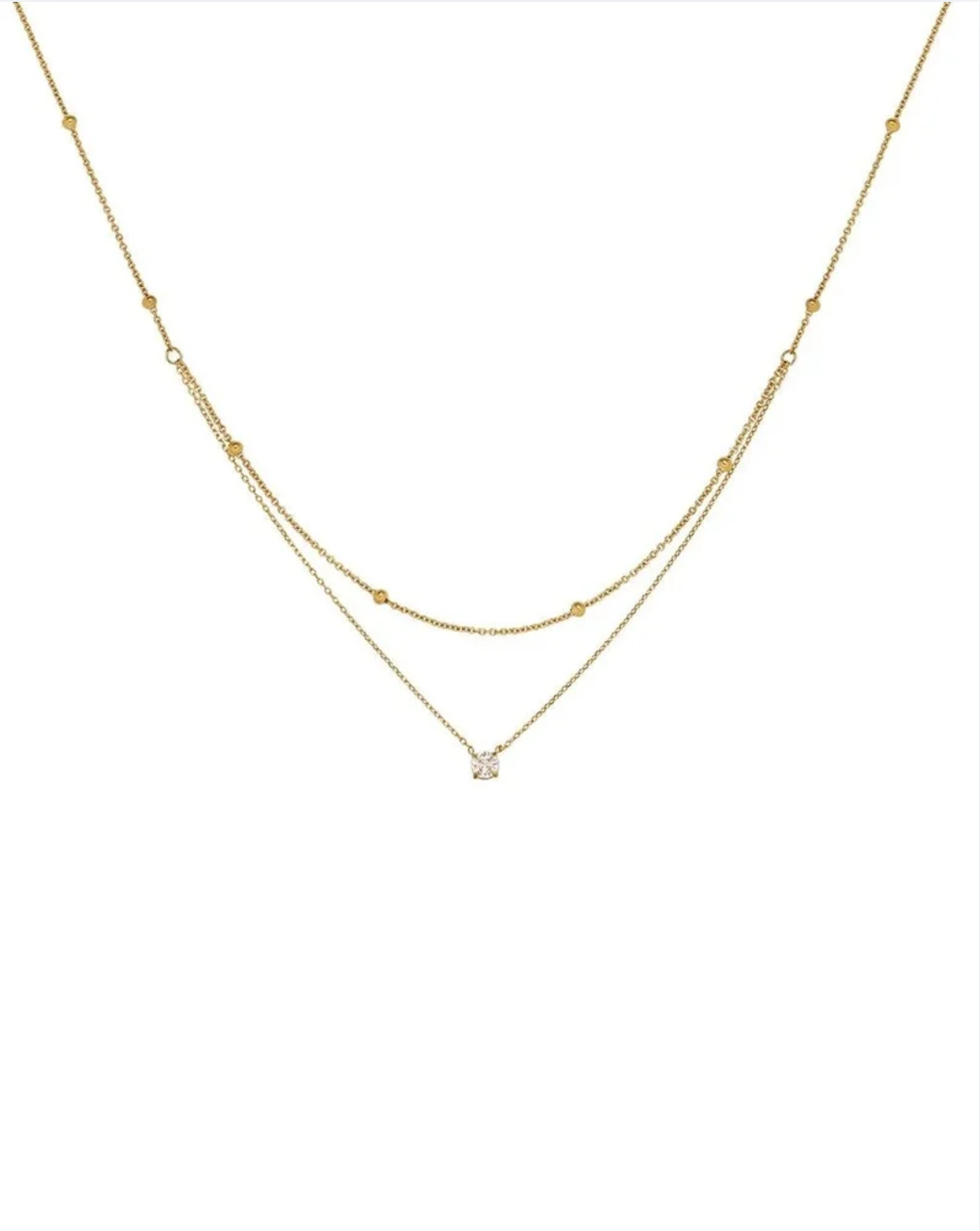 Double Layer Choker Necklace
