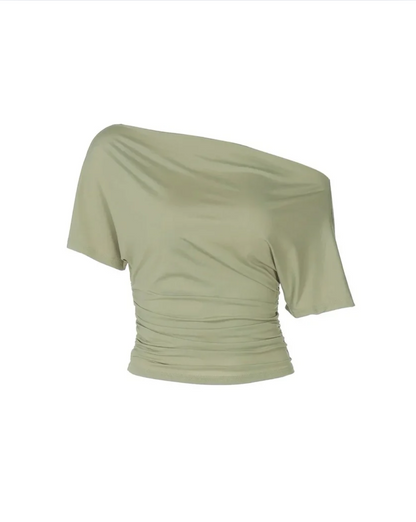 One Shoulder Slim Top