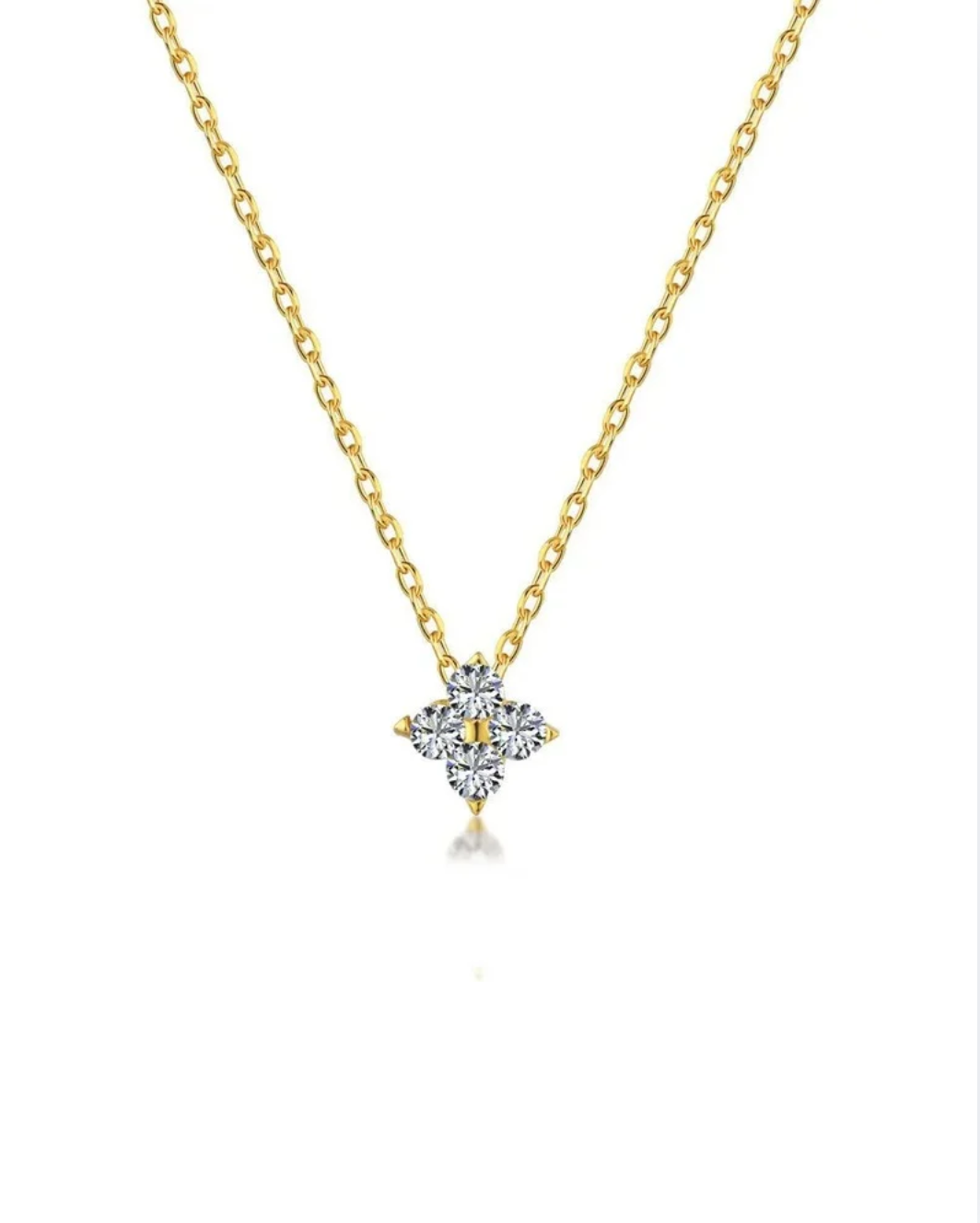 Four Leaf Necklace and Bracelet