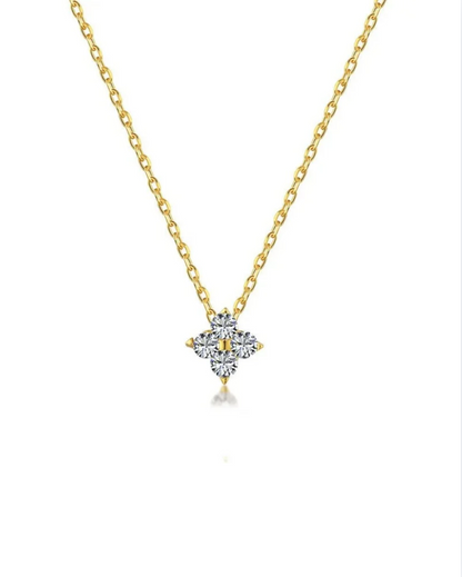 Four Leaf Necklace and Bracelet