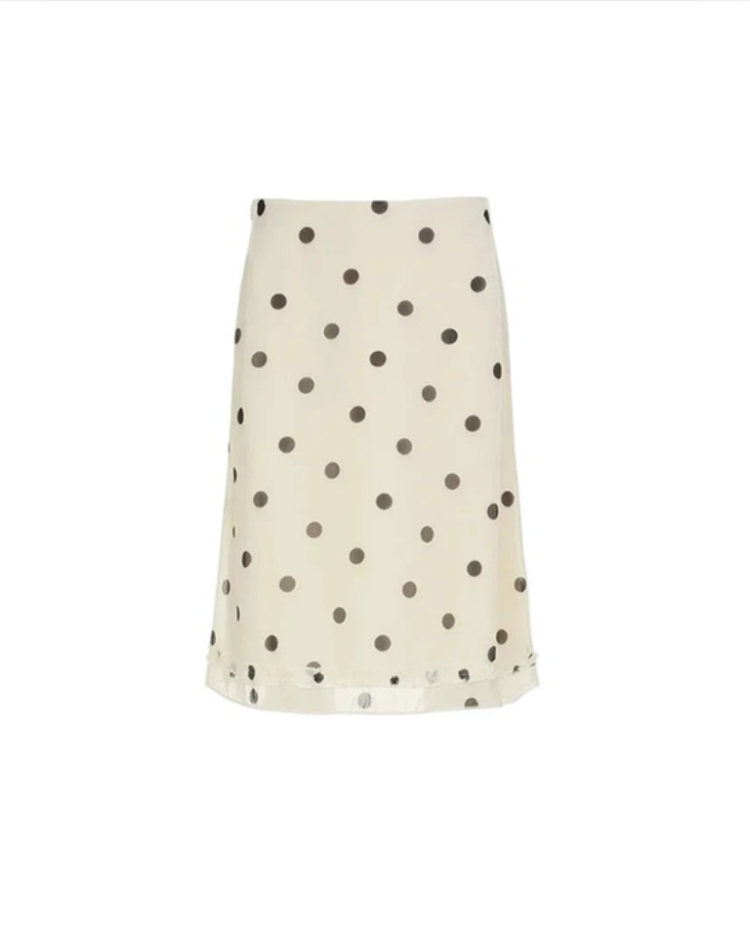 Mesh Polka Dot Skirt