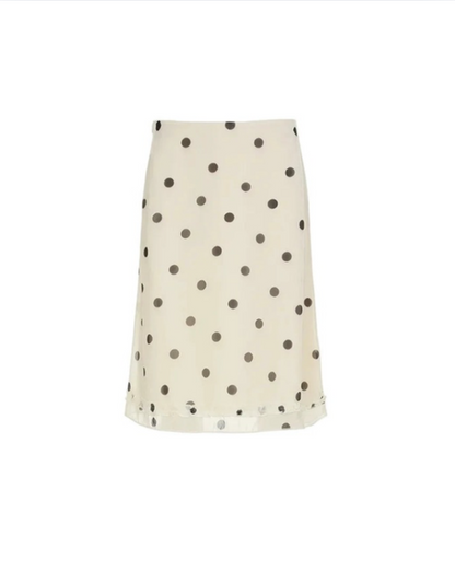Mesh Polka Dot Skirt
