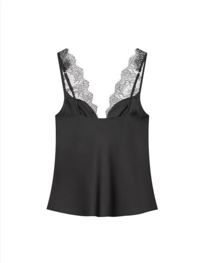 Lace Sleeveless Blouse