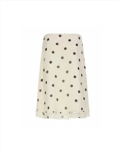 Mesh Polka Dot Skirt